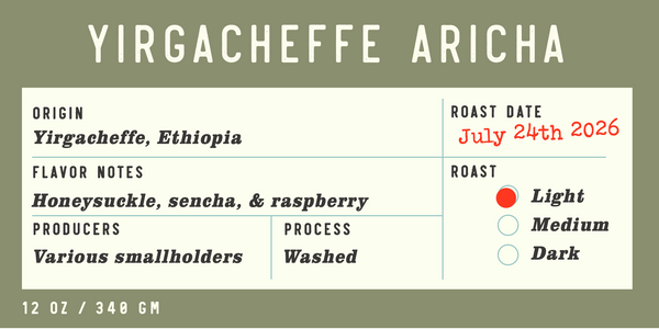 Ethiopia | Yirgacheffe Aricha